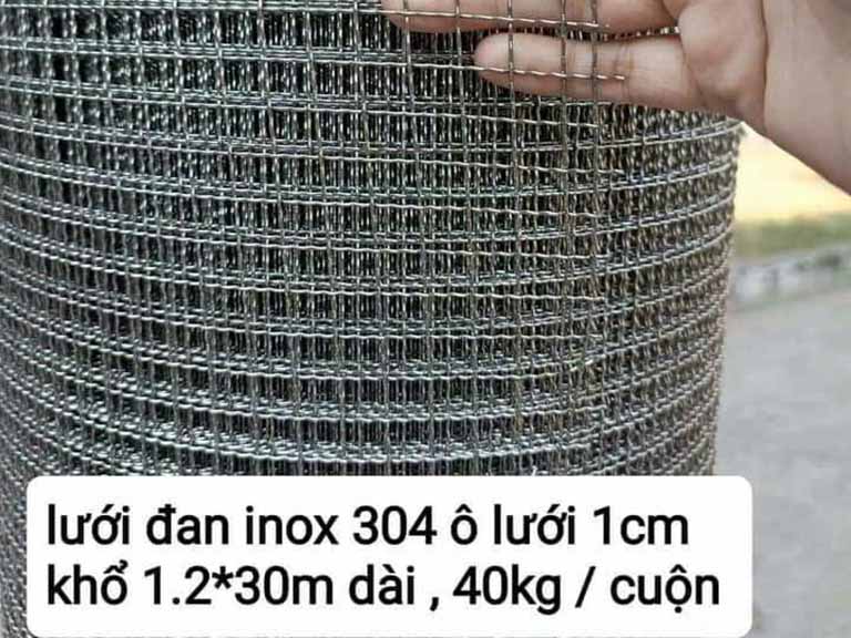 Lưới đan inox 304